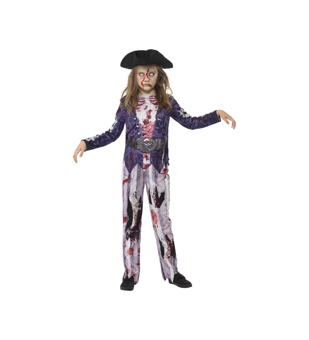Detský kostým Mŕtva pirátka