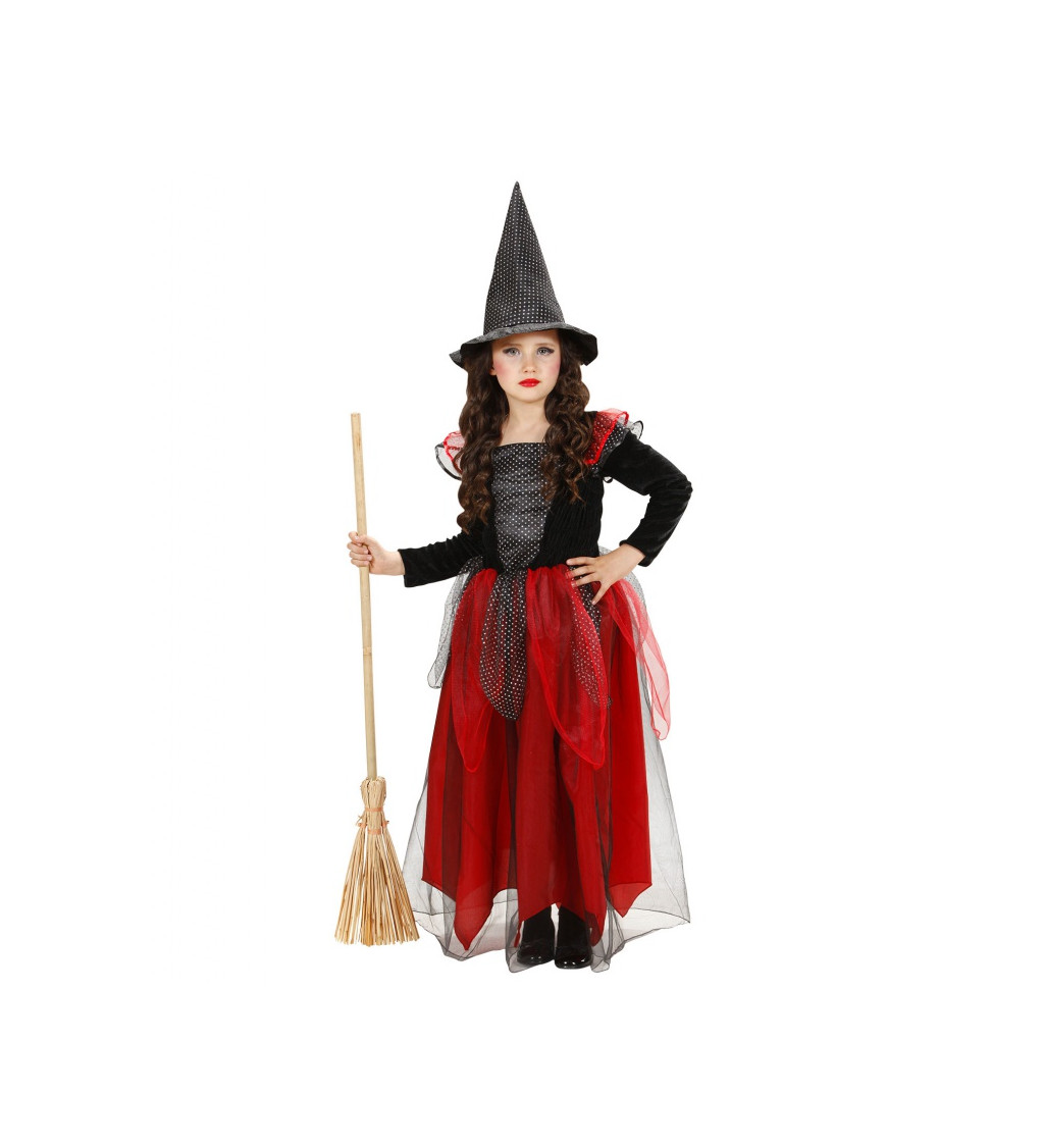 Detský kostým Malá Červená čarodejnica