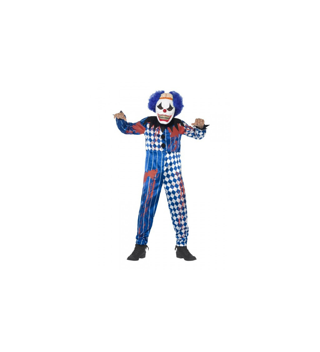 Hororový klaunský kostým pre deti