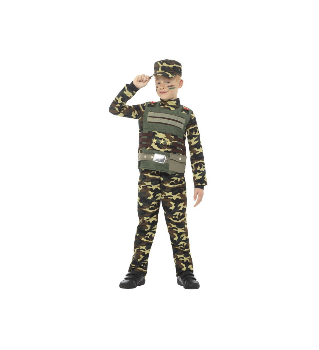 Detský kostým "Vojak s vestou"