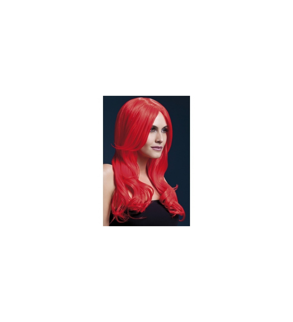 Dámska parochňa Khloe, neónovo červená deluxe