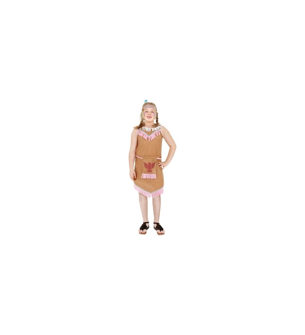 Detský kostým pre dievča - Indiánka I