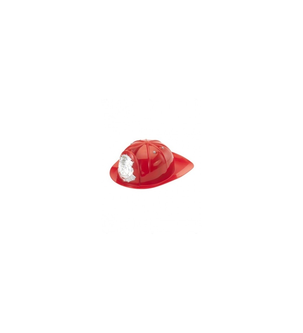 Hasičská helma detská - červená