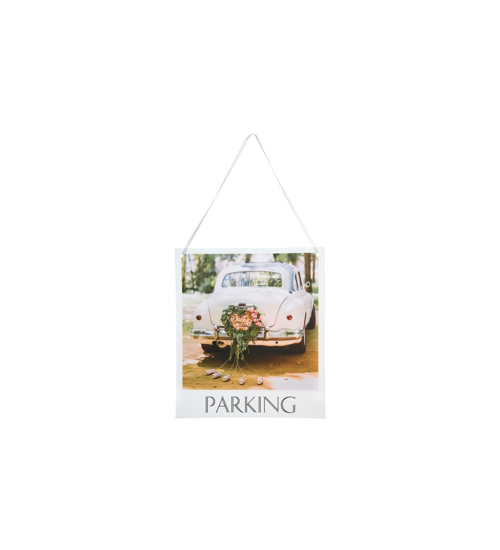 Svadobné označenie - parkovisko