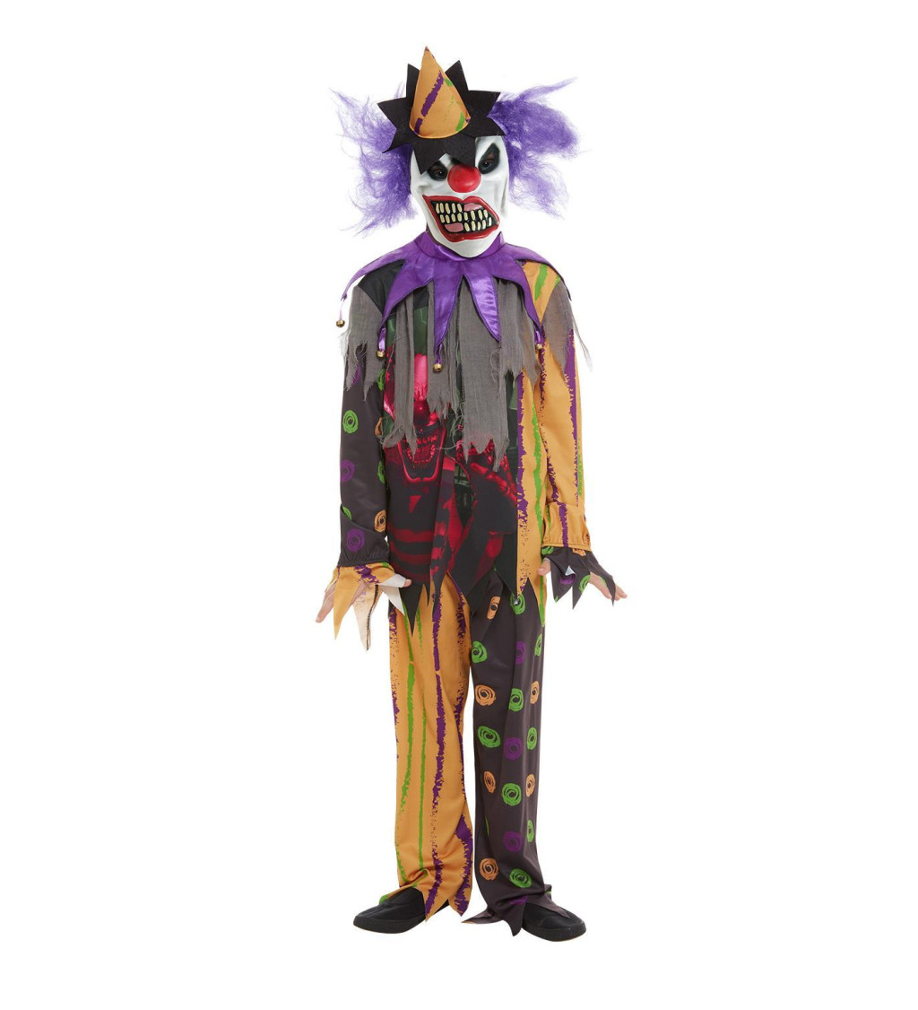Detský kostým bláznivý klaun