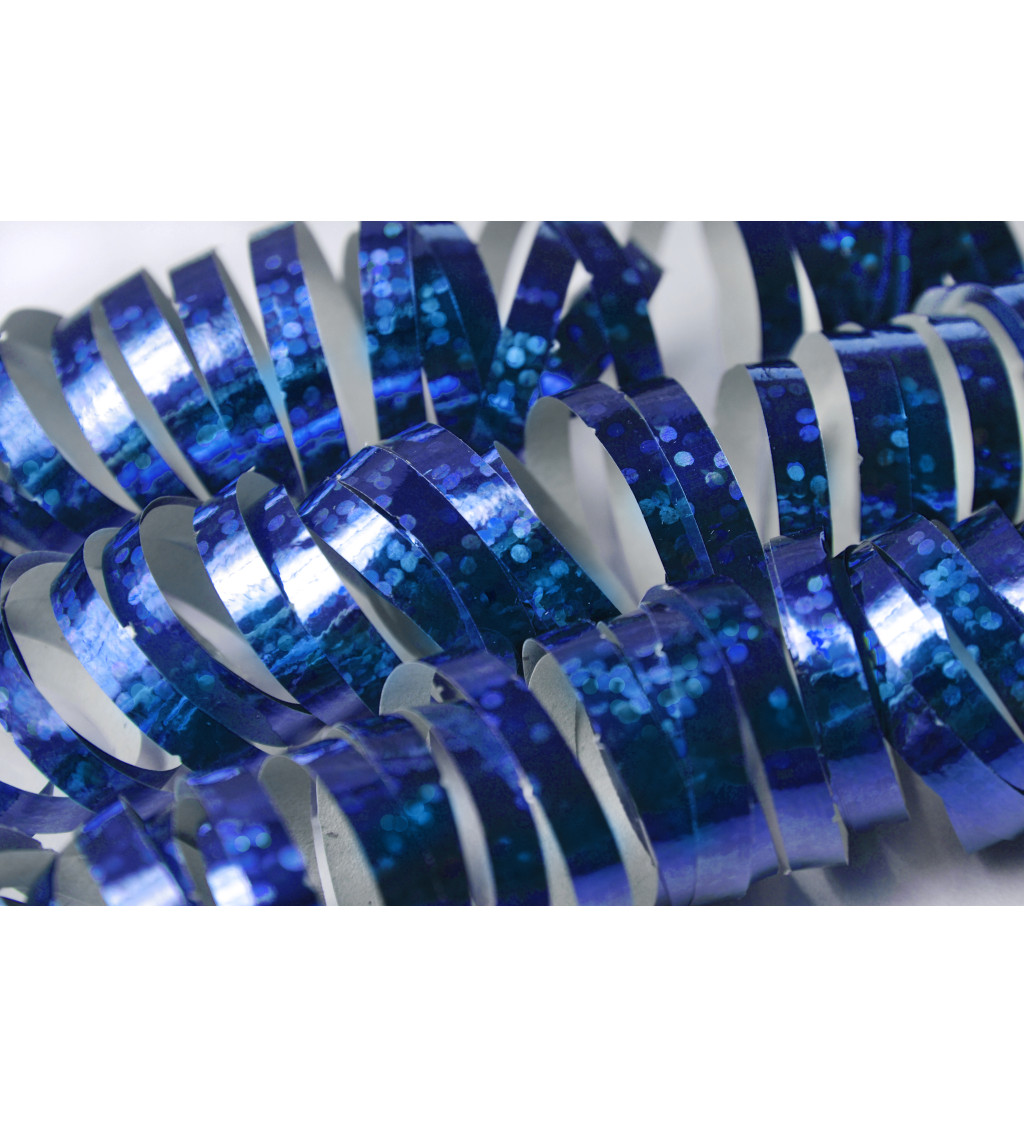 Serpentíny holografické - Modré