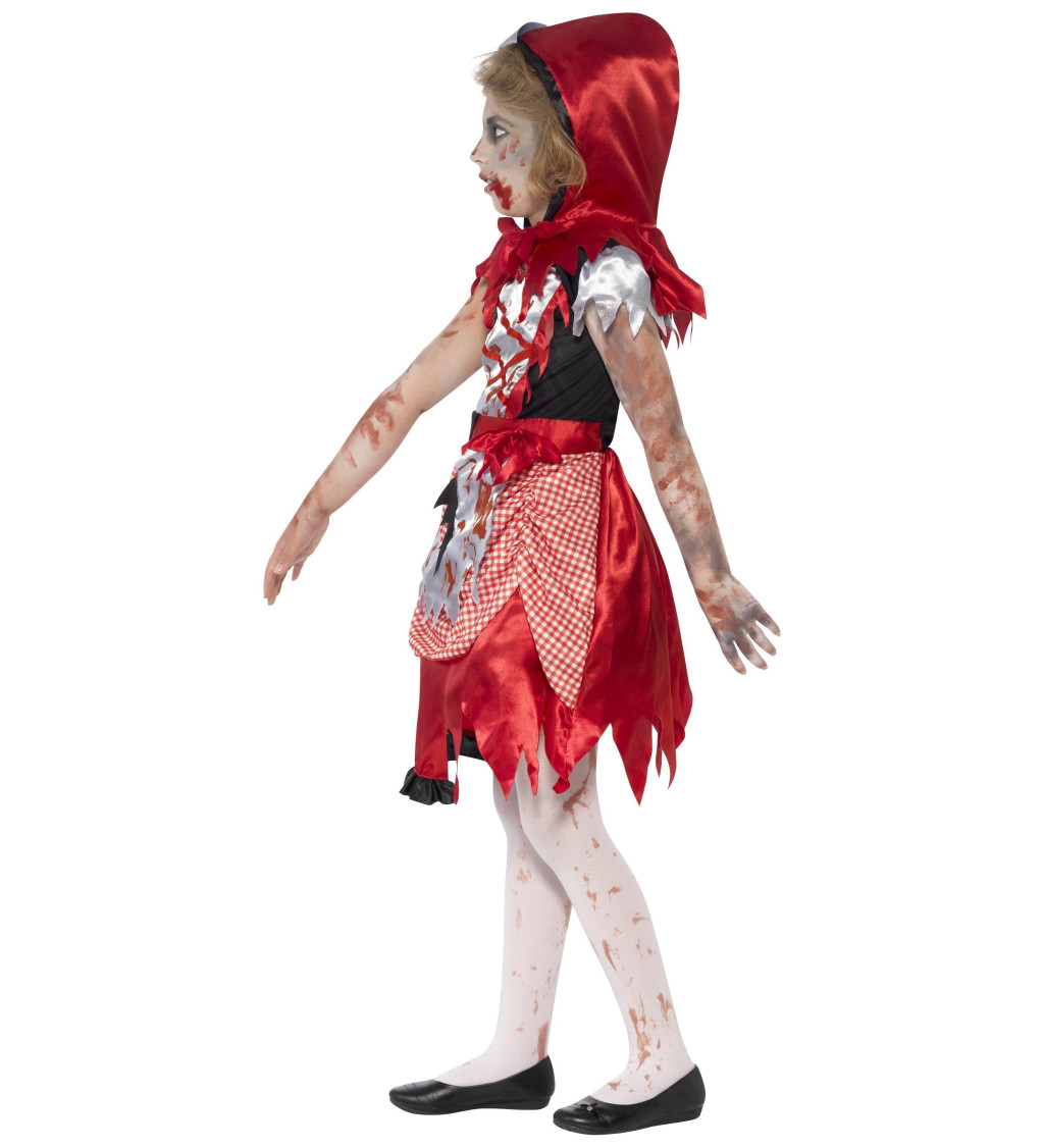 Detský kostým Zombie Miss Hood