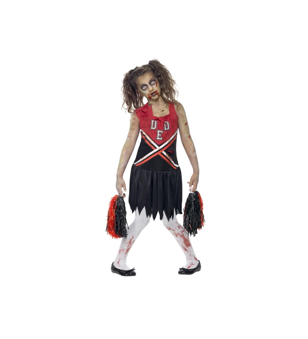 Detský kostým Zombie roztlieskavačka