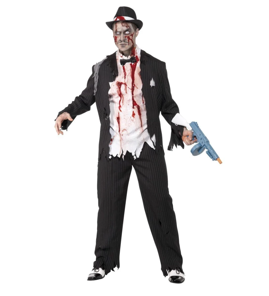 Pánsky kostým Zombie gangster