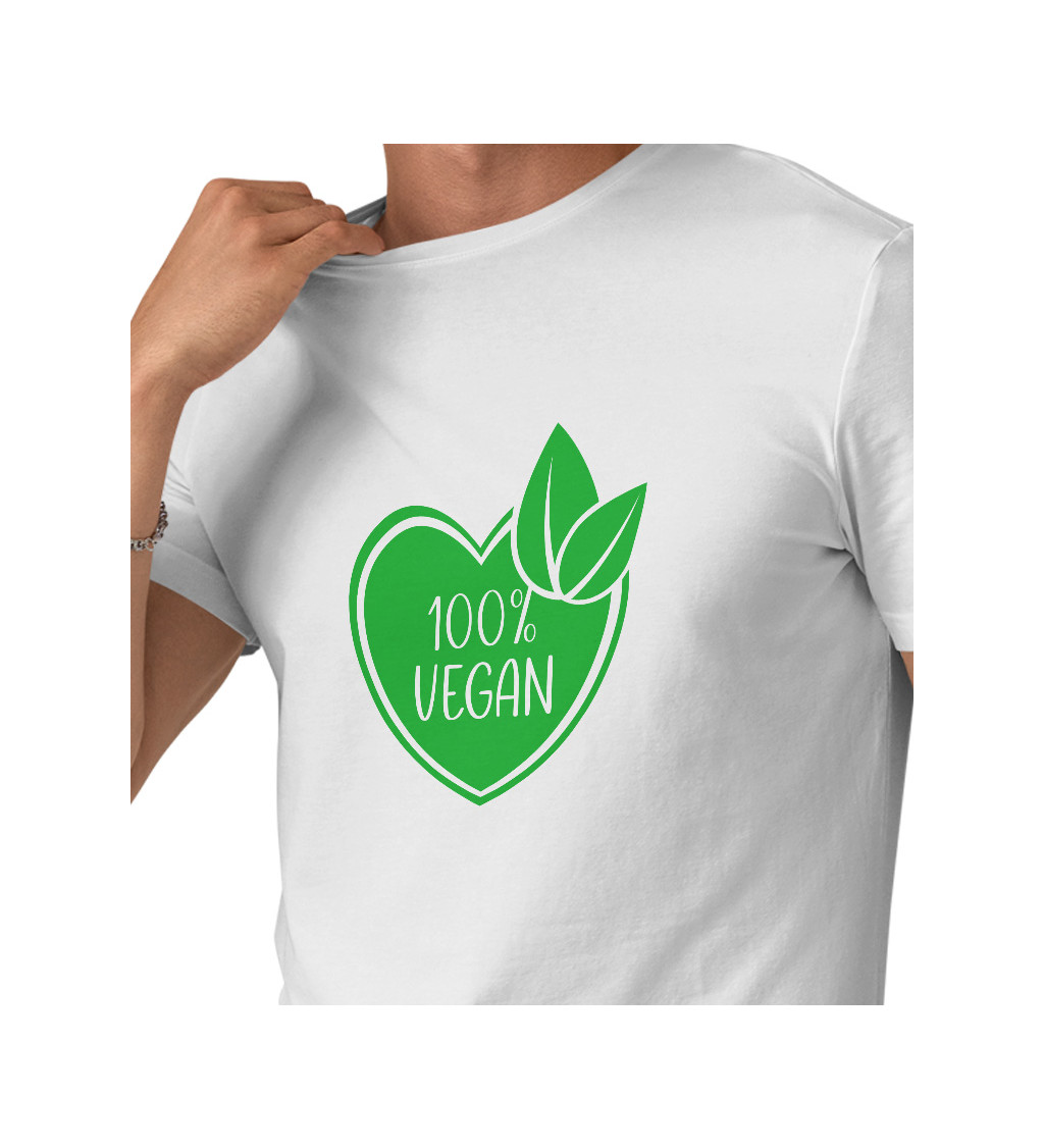 Pánske tričko biele - 100% vegan