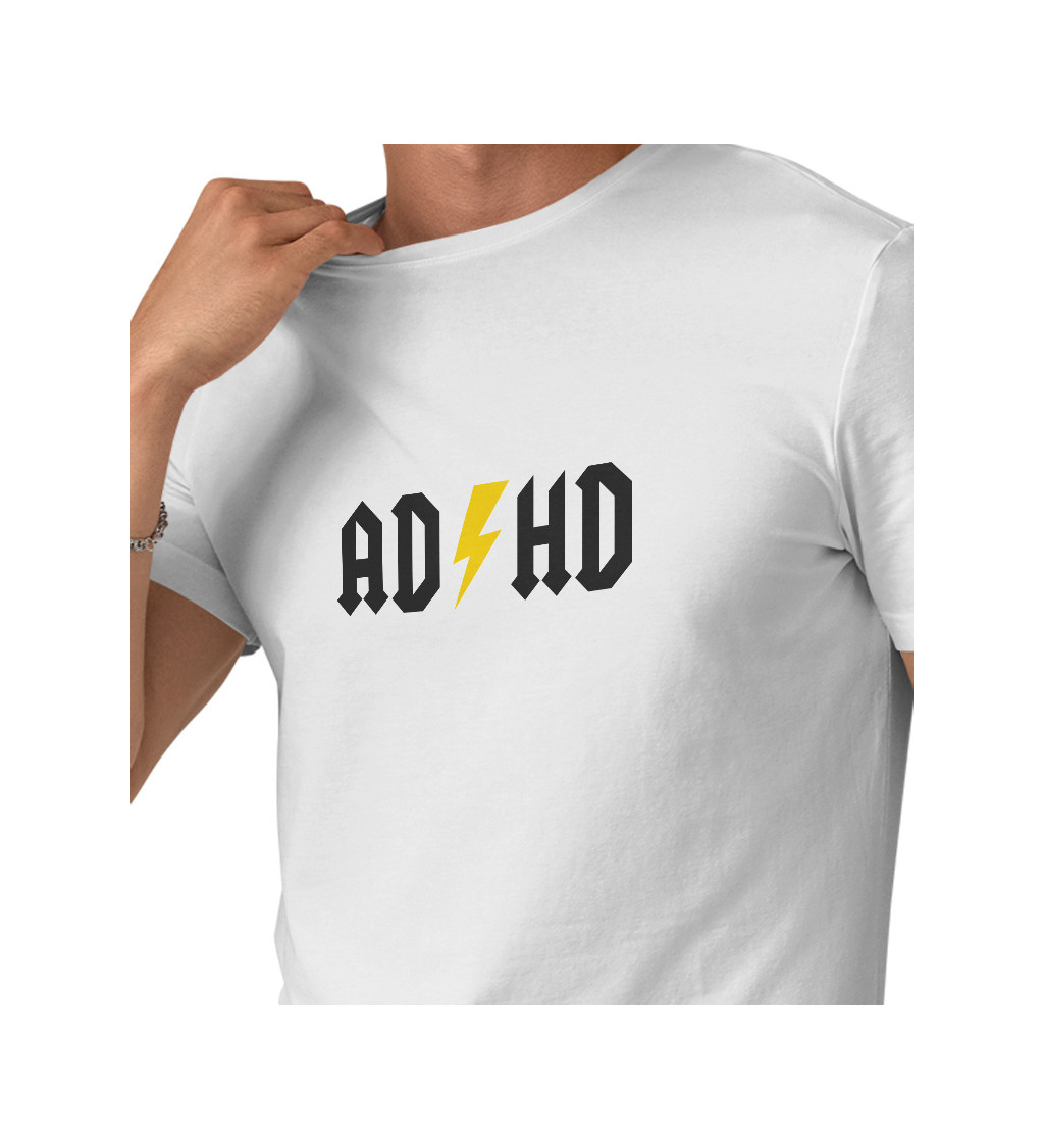 Pánske tričko biele - ADHD