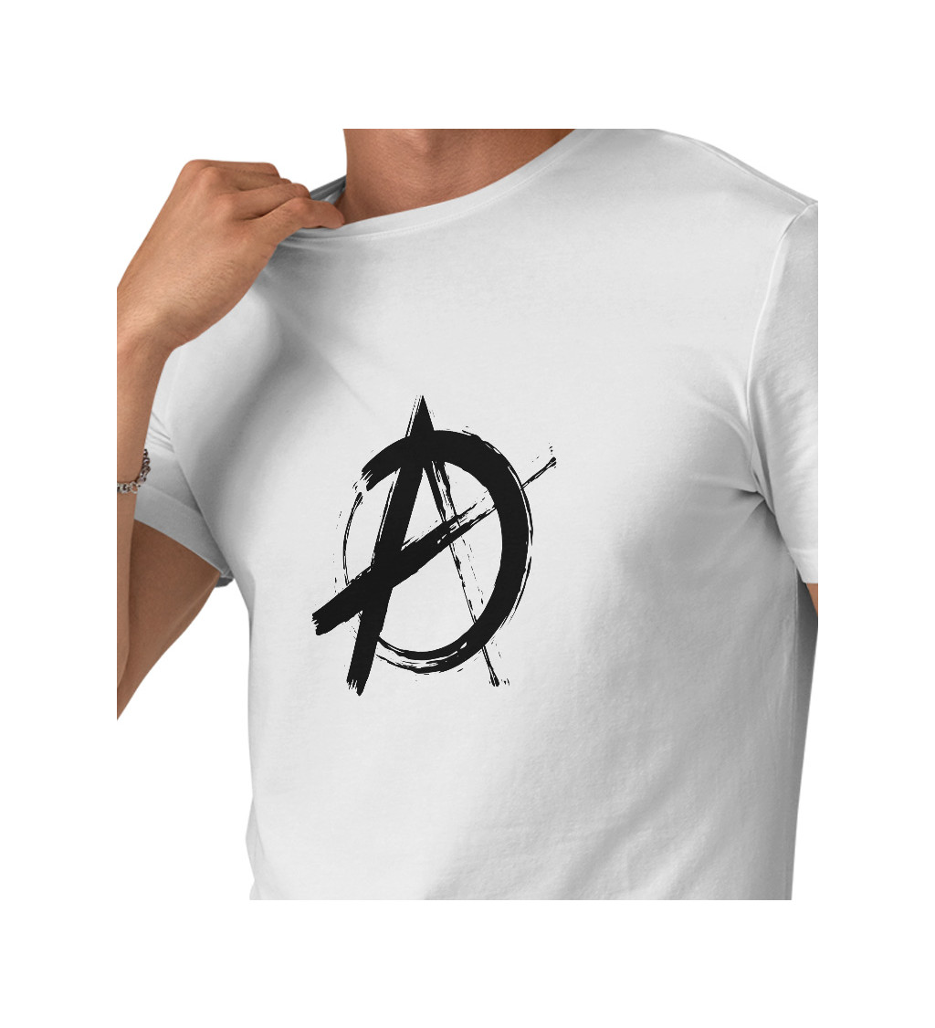 Pánske tričko biele - Anarchy