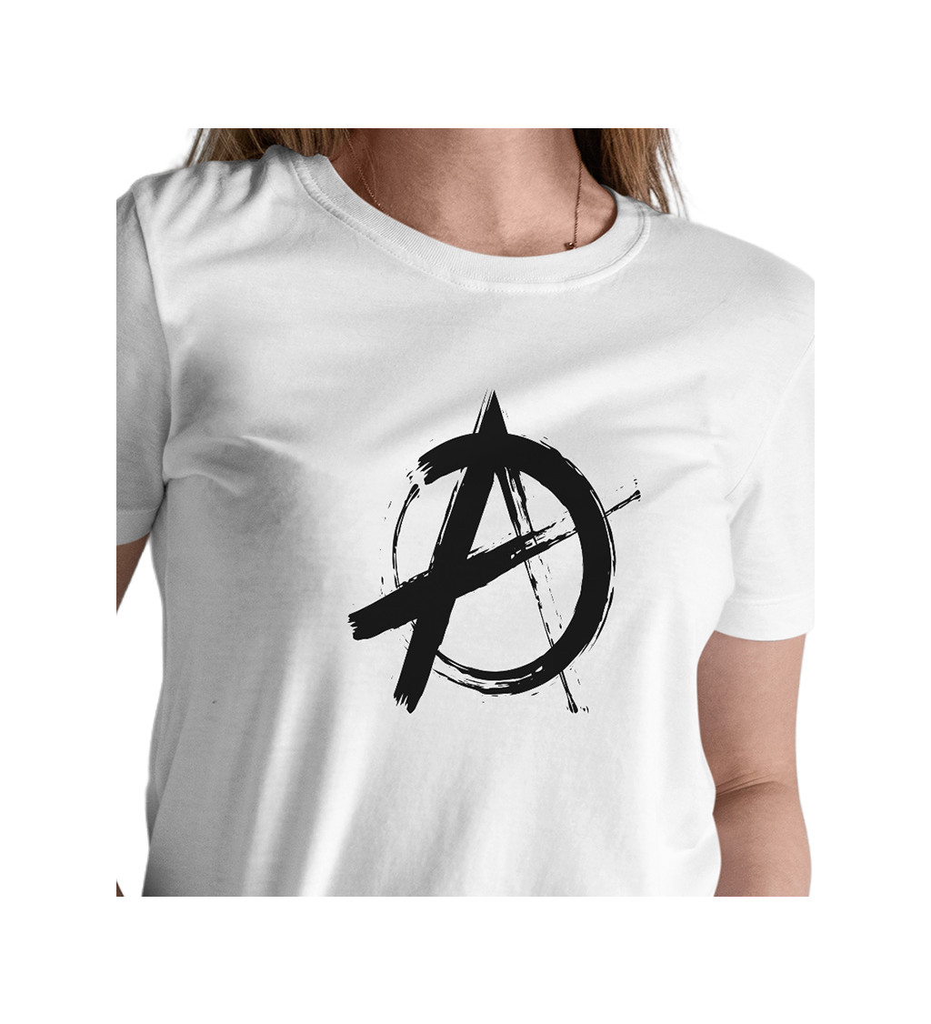 Dámske tričko biele - Anarchy