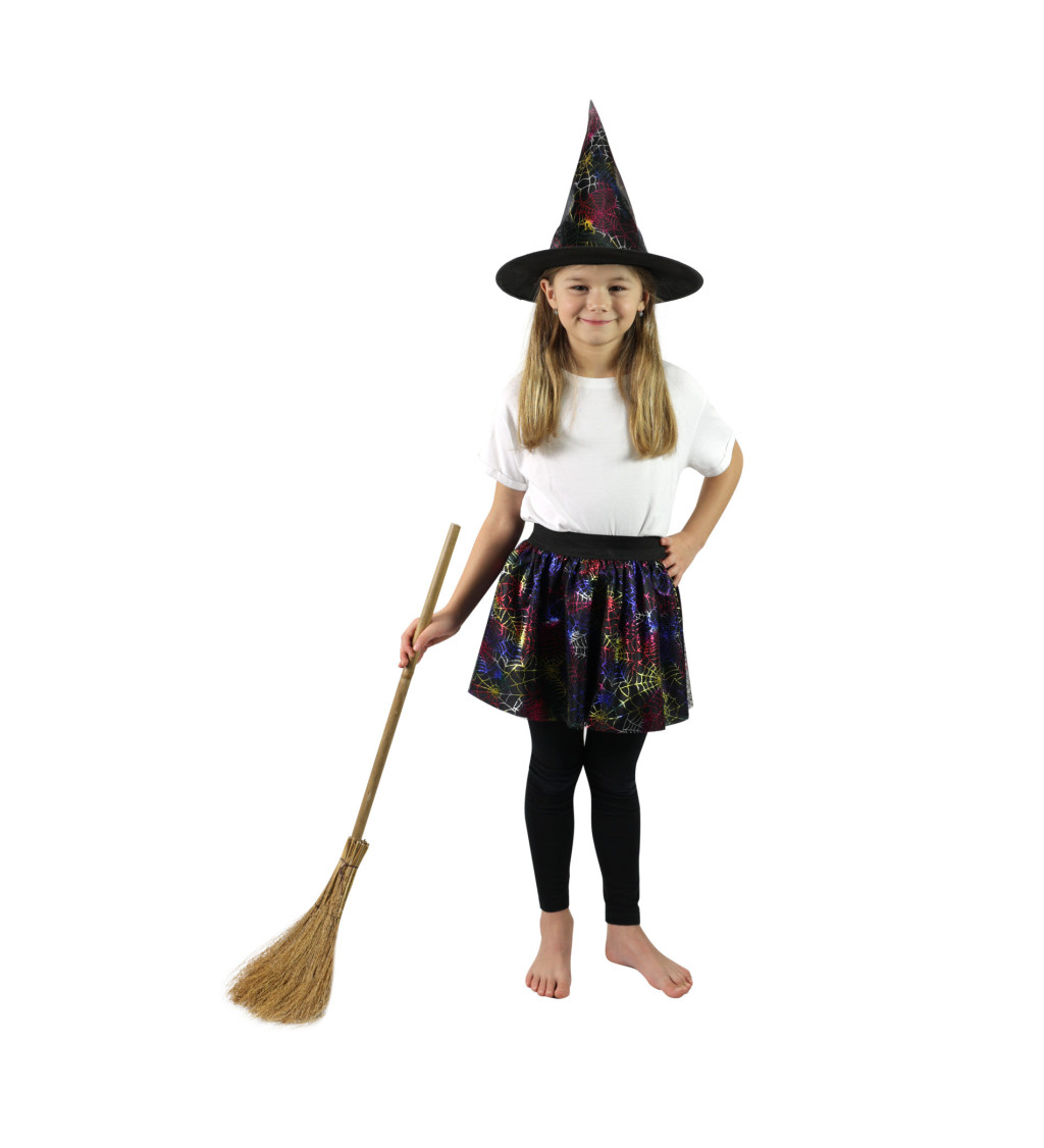 Detská sukňa a čiapka TuTu - Čarodejnica