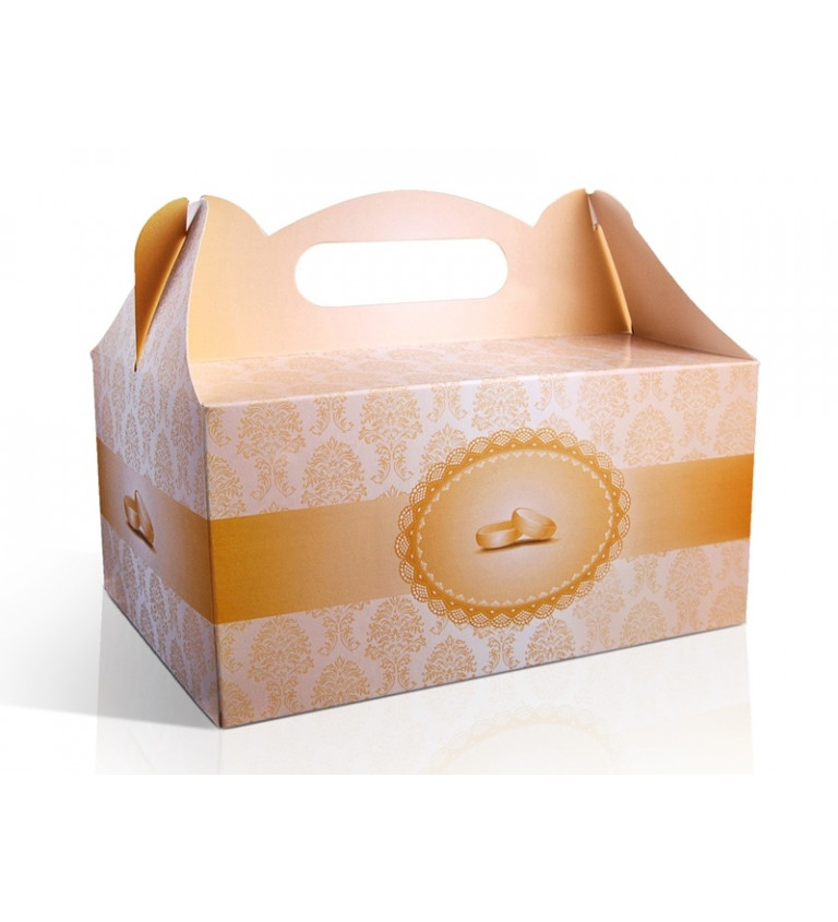 Dekoratívna krabička na koláčiky II - 10ks