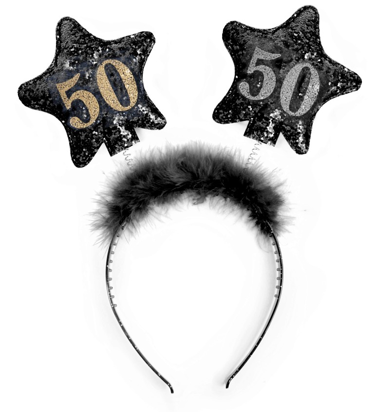 Vtipná čelenka - narodeniny, 50