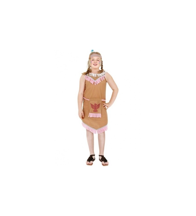 Detský kostým pre dievča - Indiánka I