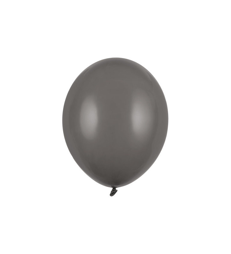 Pastelový balón - šedá (10ks)