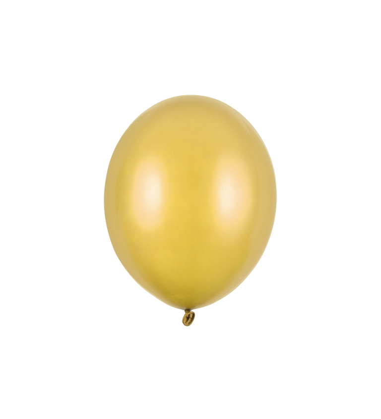 Metalický balónik - zlatý (100ks)