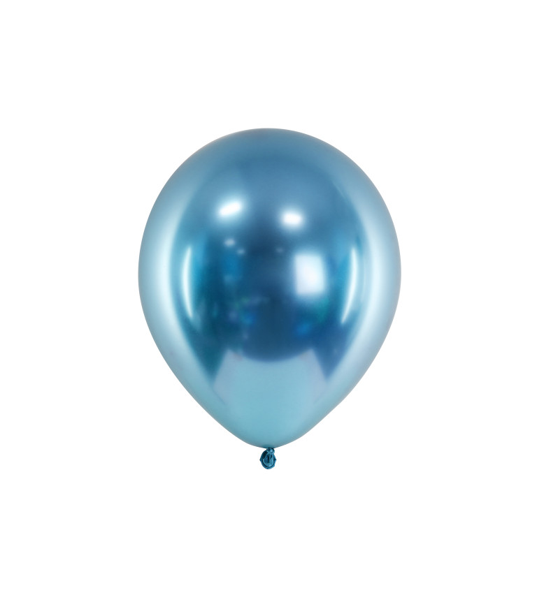 Lesklý balón - Modrý