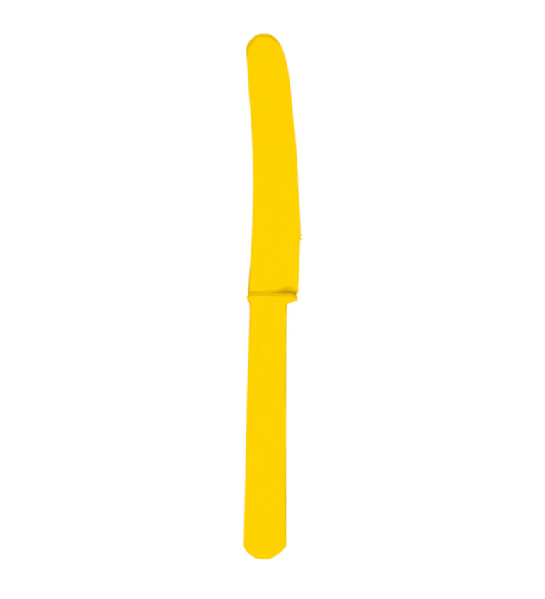 Žlté plastové nože