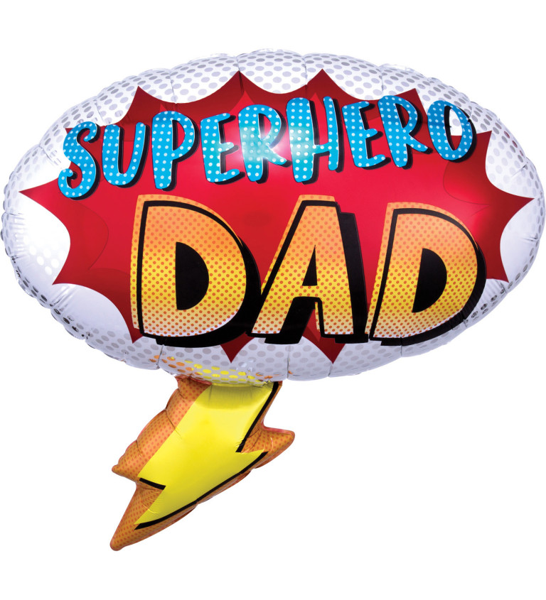 Fóliový balónik Superhero Dad