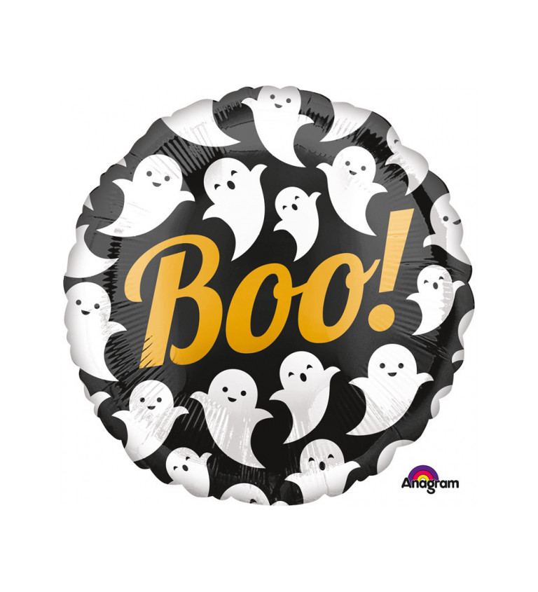 Fóliový balónik Boo!
