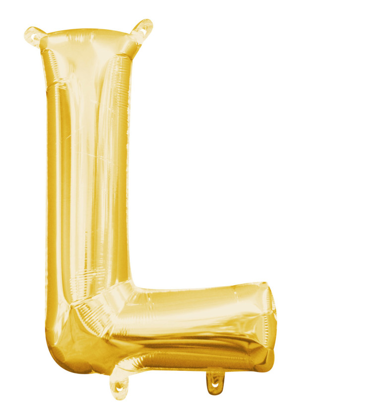 Fóliový balón "L" - Zlatý
