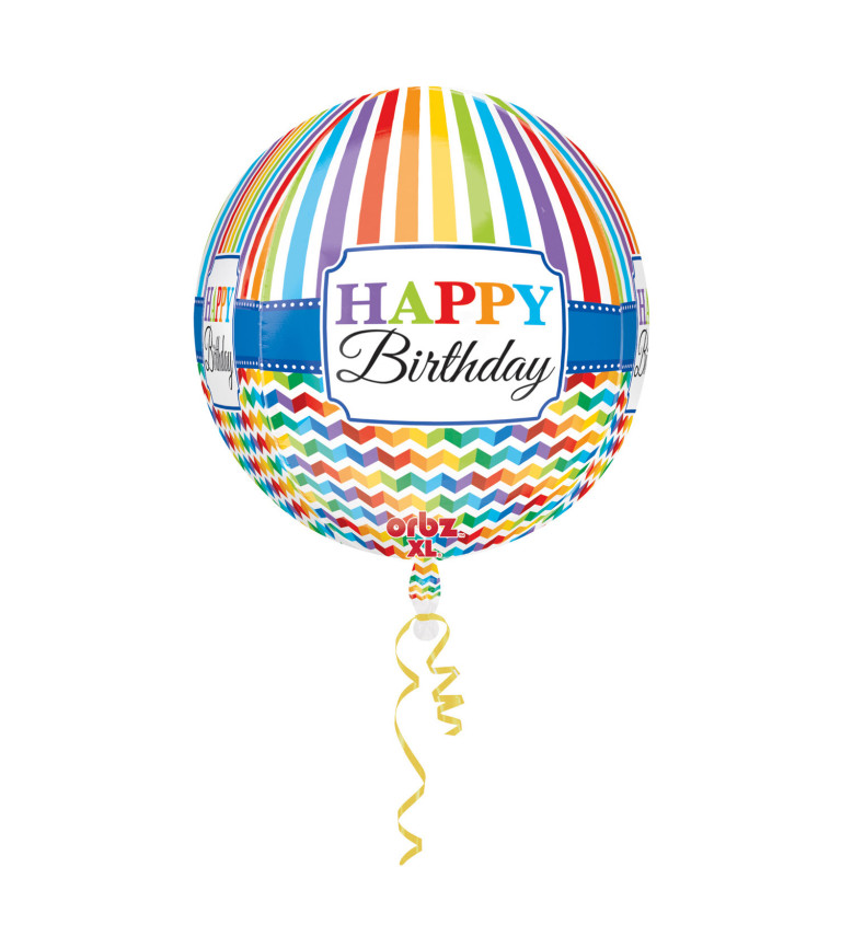 ORBZ balónik Happy Birthday