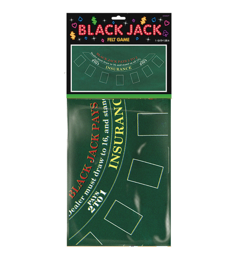 Obrus/kryt na stôl Blackjack