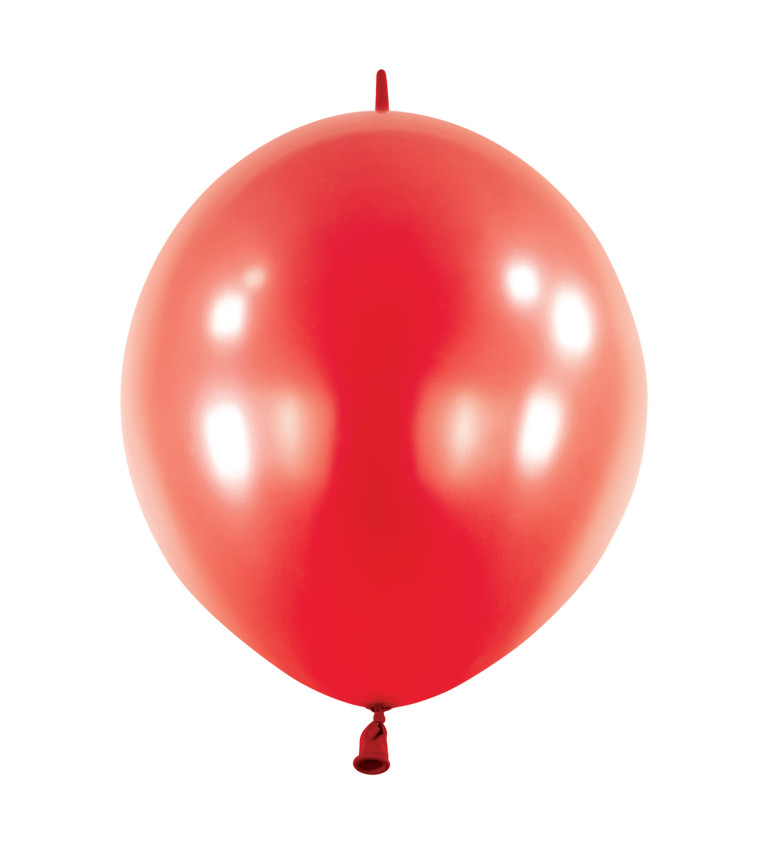 Latexové balóniky, metallic apple red 30 cm