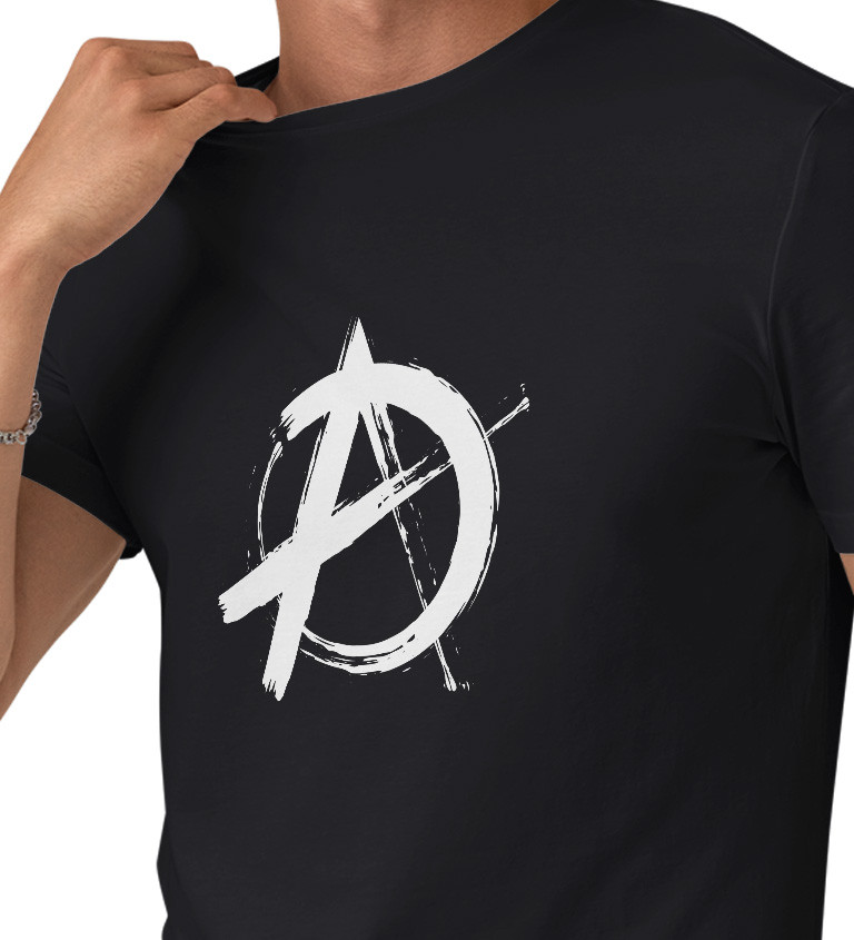 Pánske tričko čierne - Anarchy