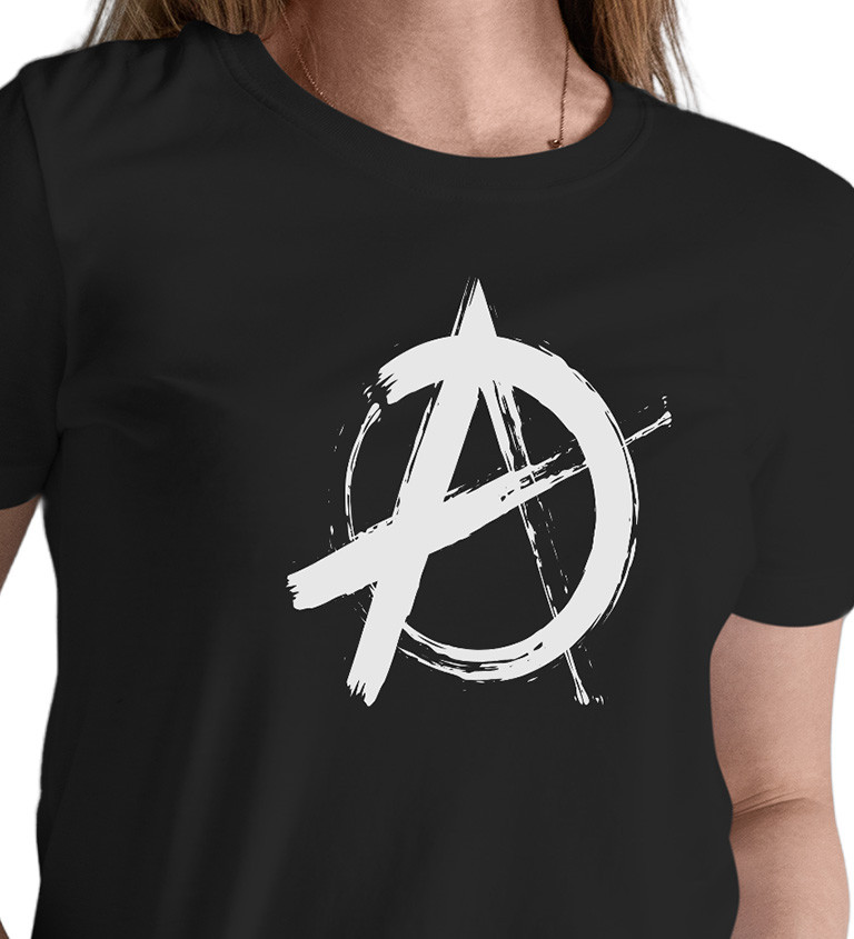 Dámske tričko čierne - Anarchy