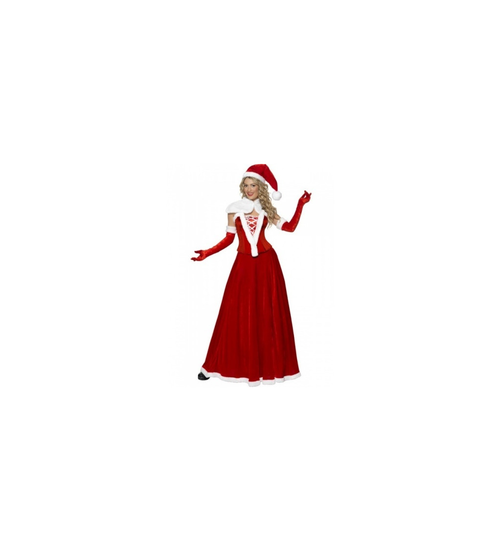 Kostým pre ženy - Miss Santa super deluxe