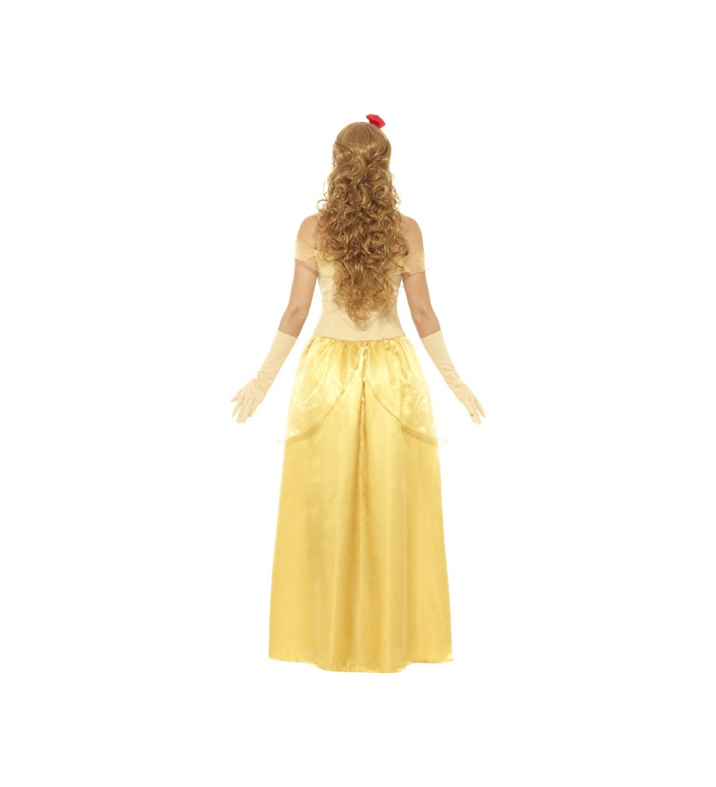 Dámsky kostým Princezná, žlté šaty