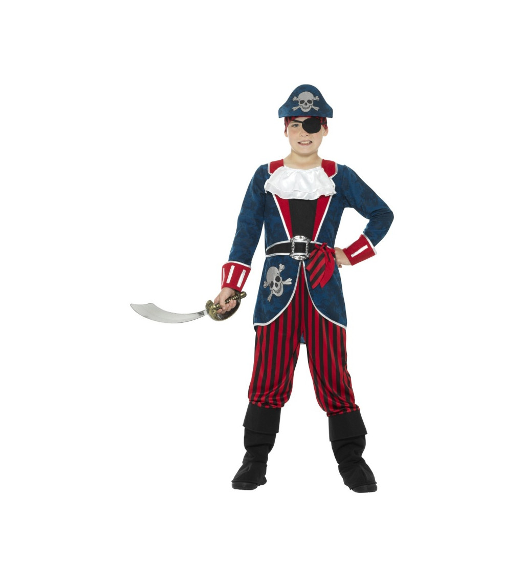 Detský kostým Kapitán pirátov