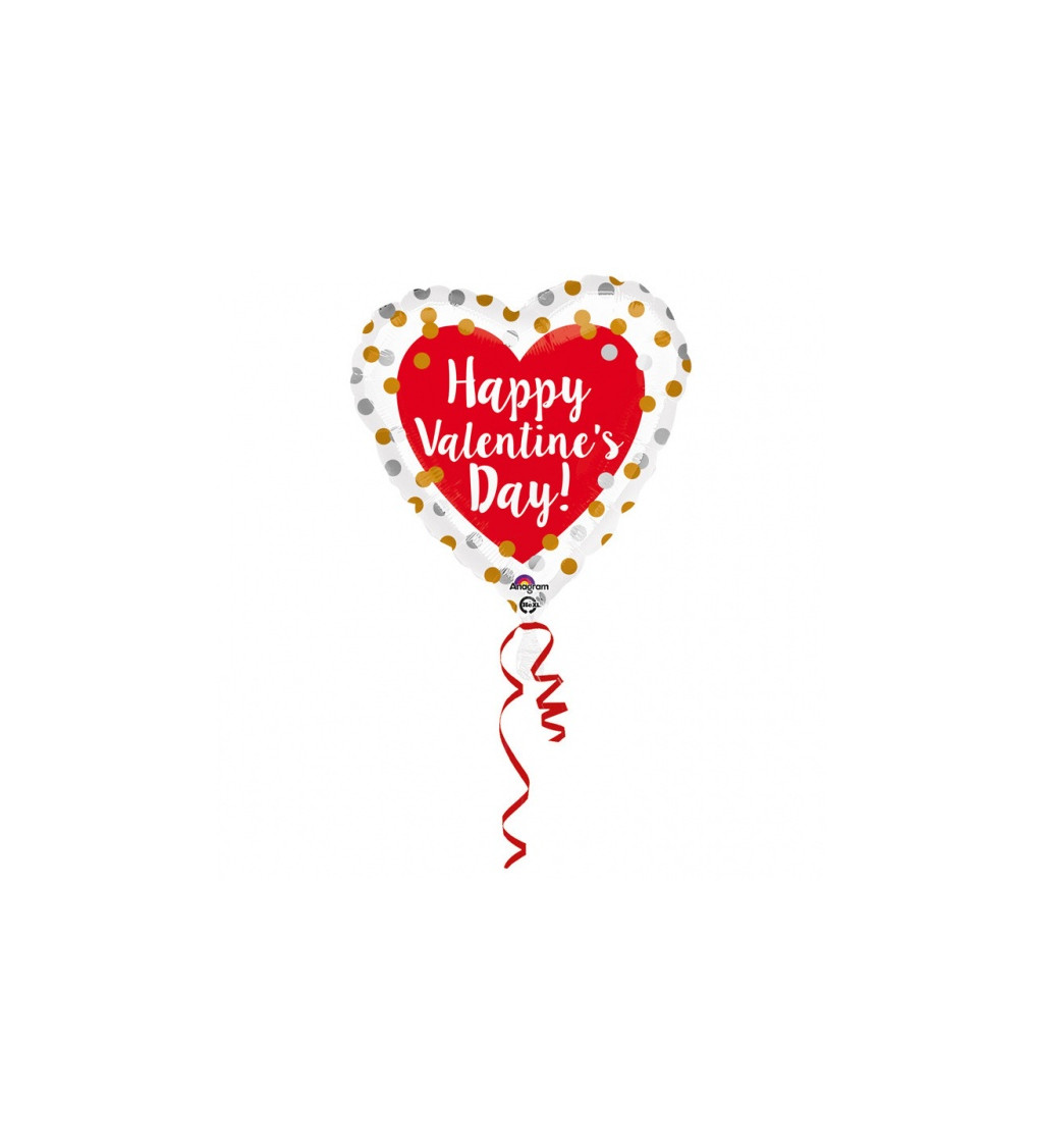 Fóliový balónik - Valentín
