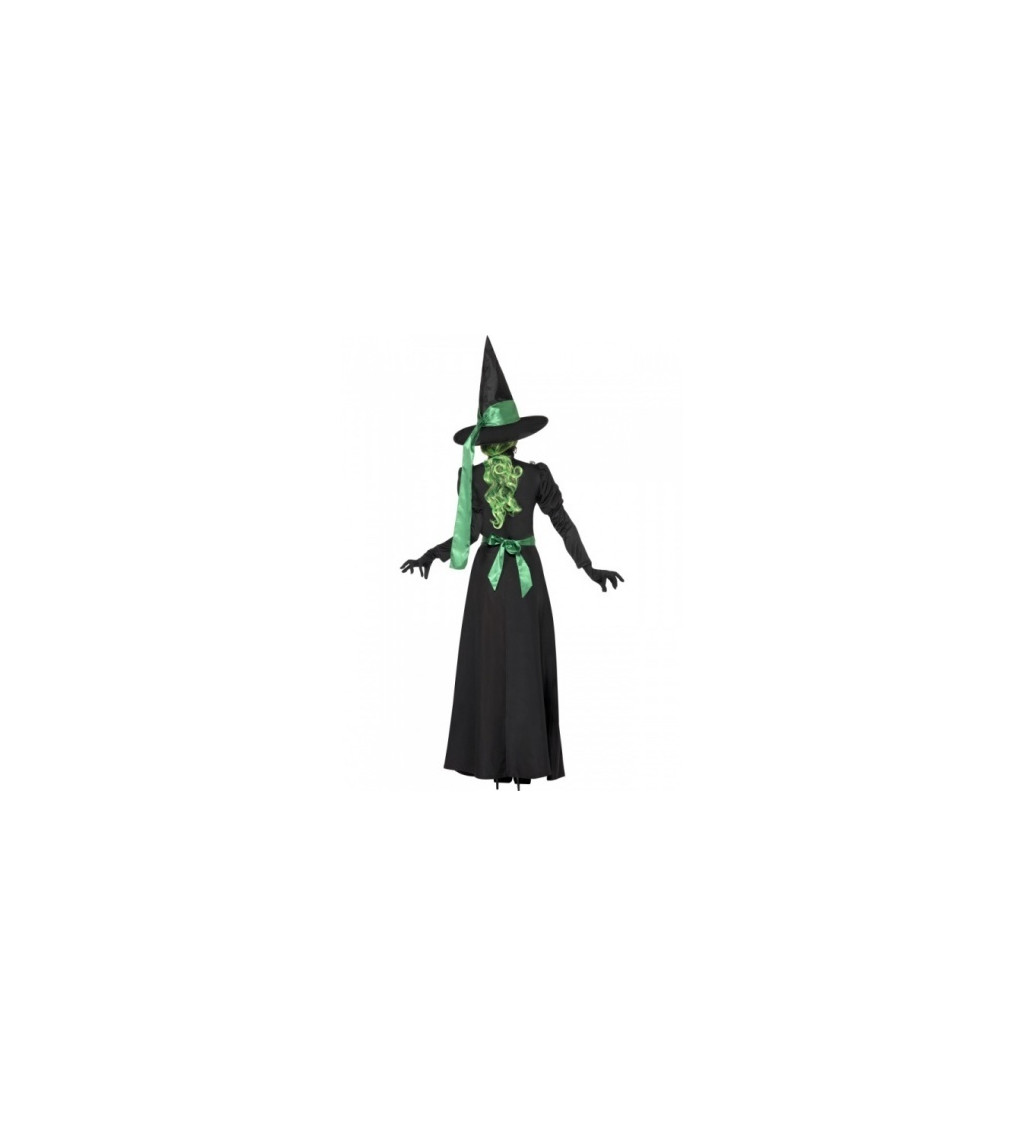 Dámsky kostým Čarodejnica, zelená