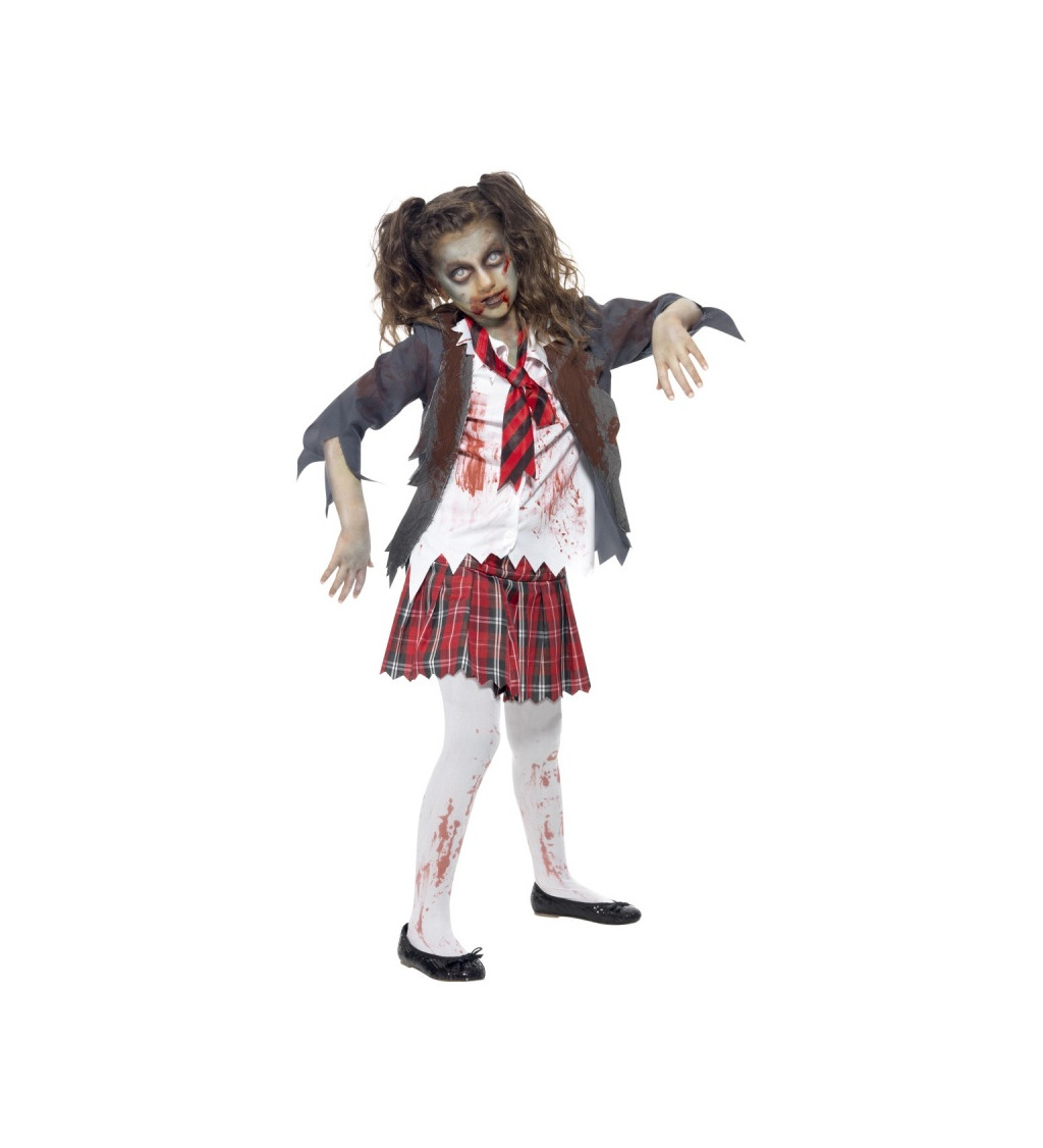 Detský kostým Zombie školáčka