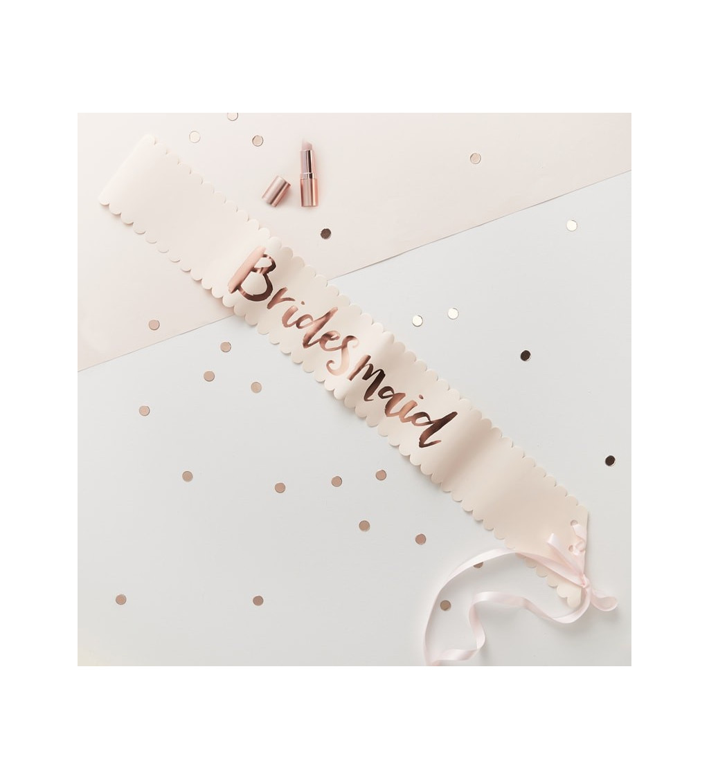Šerpa pre svedkyňu - ružové zlato