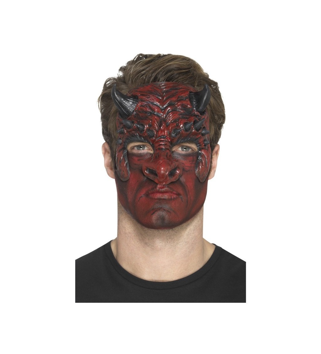 Maska Diabol, nalepovacia na tvár