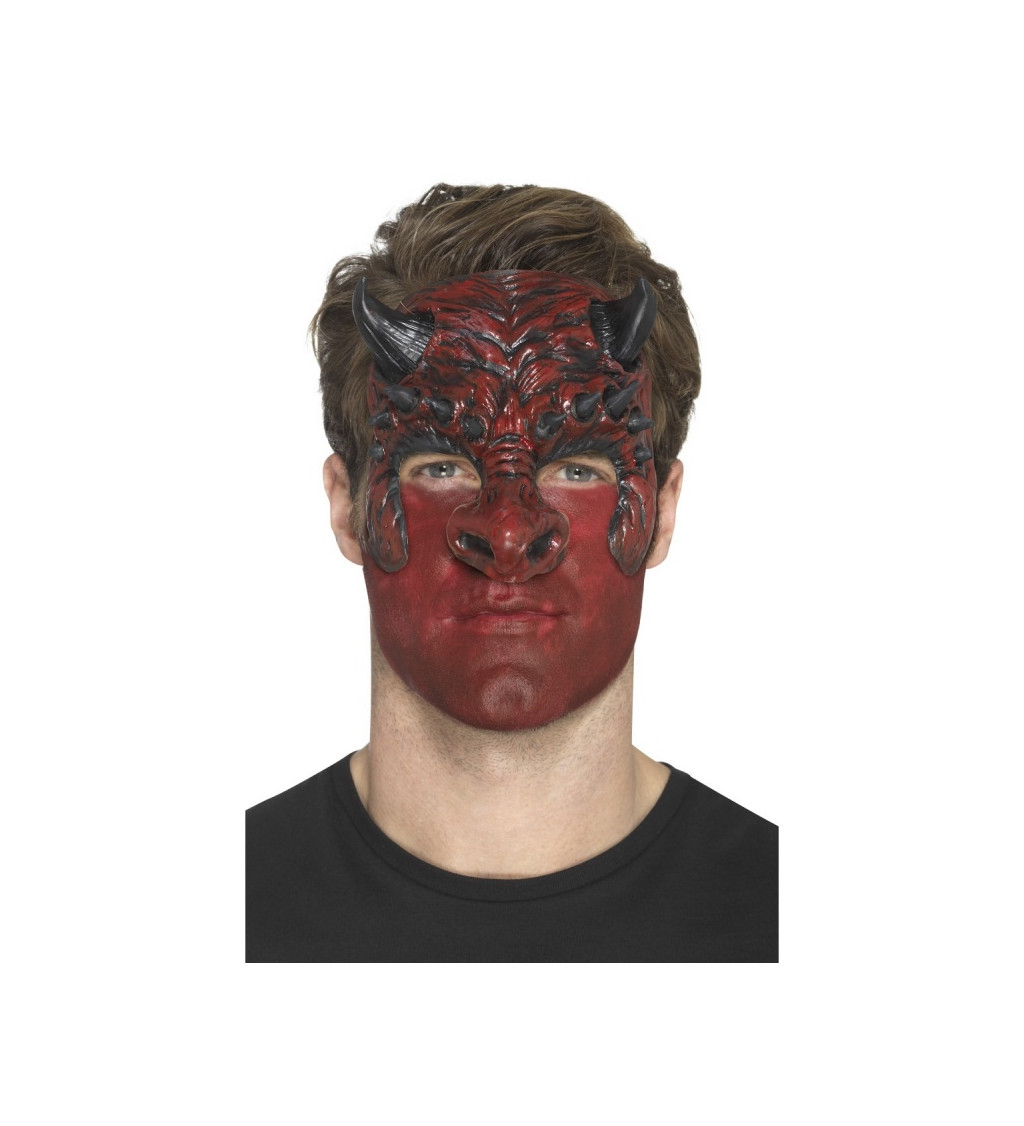 Maska Diabol, nalepovacia na tvár