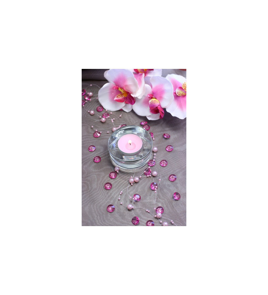 Dekoratívne diamanty mini - ružové