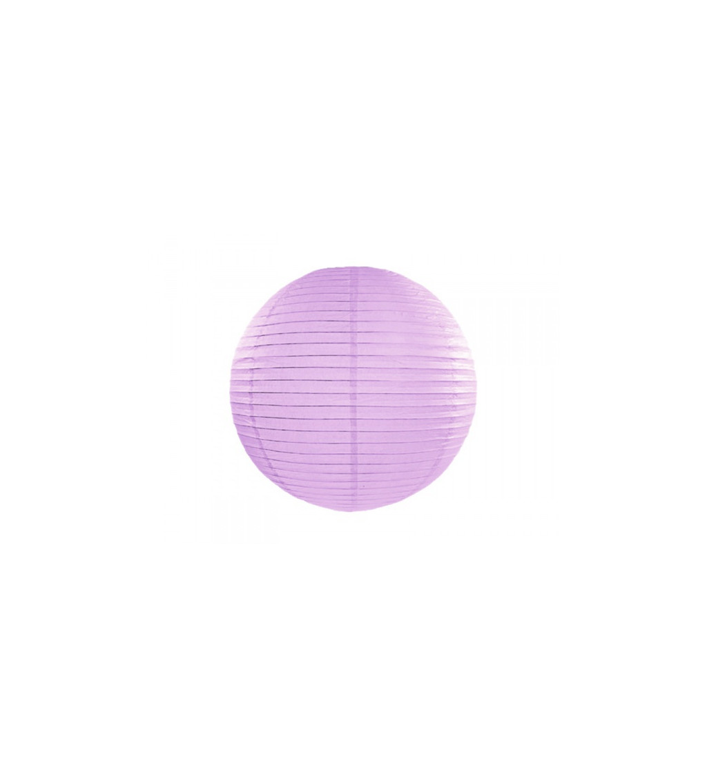 Papierový lampión - levanduľovo fialový 35 cm