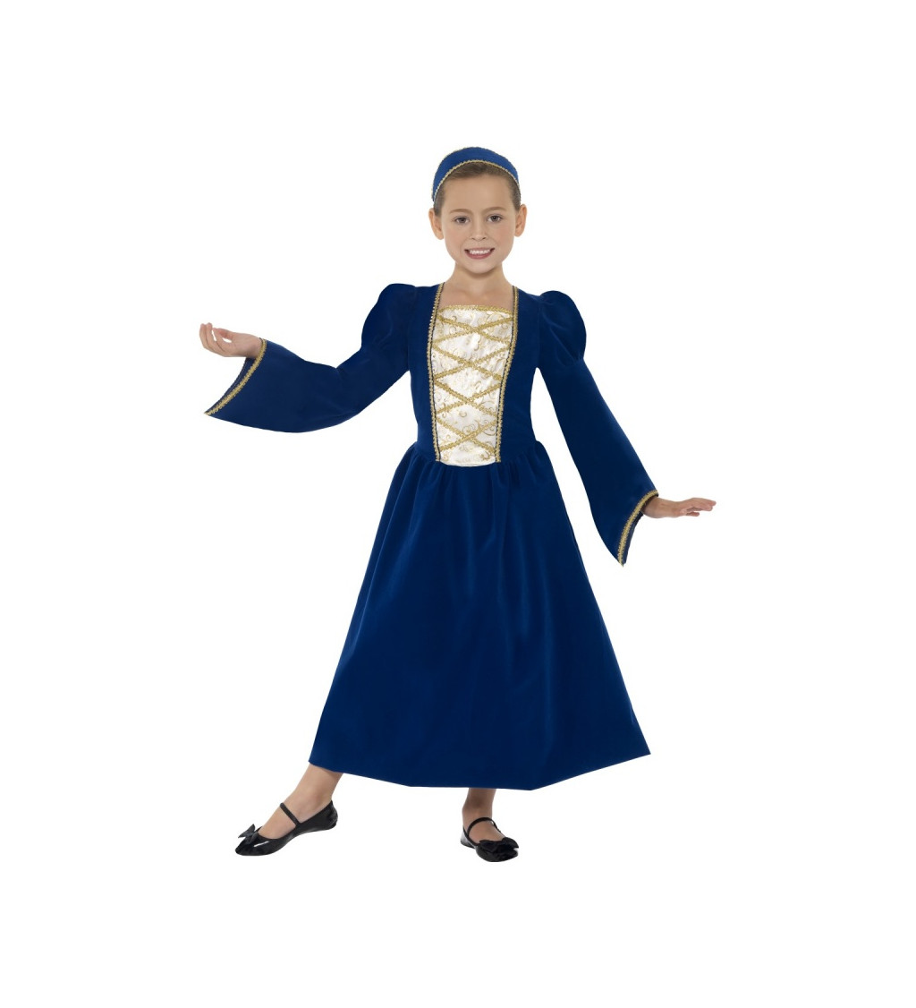 Detský kostým Tudorovská princezná