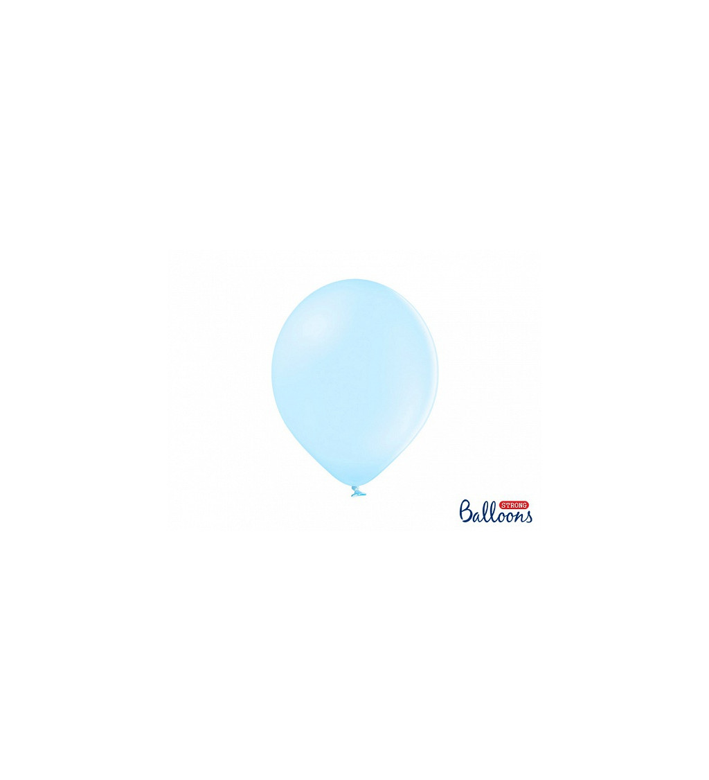 Pastelový balón - modrý - 10 ks