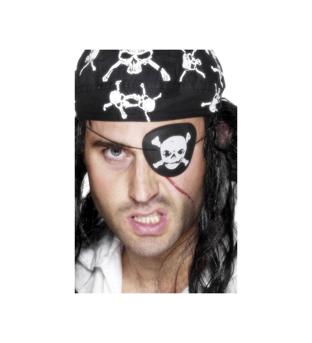 Pirátska klapka - potlač