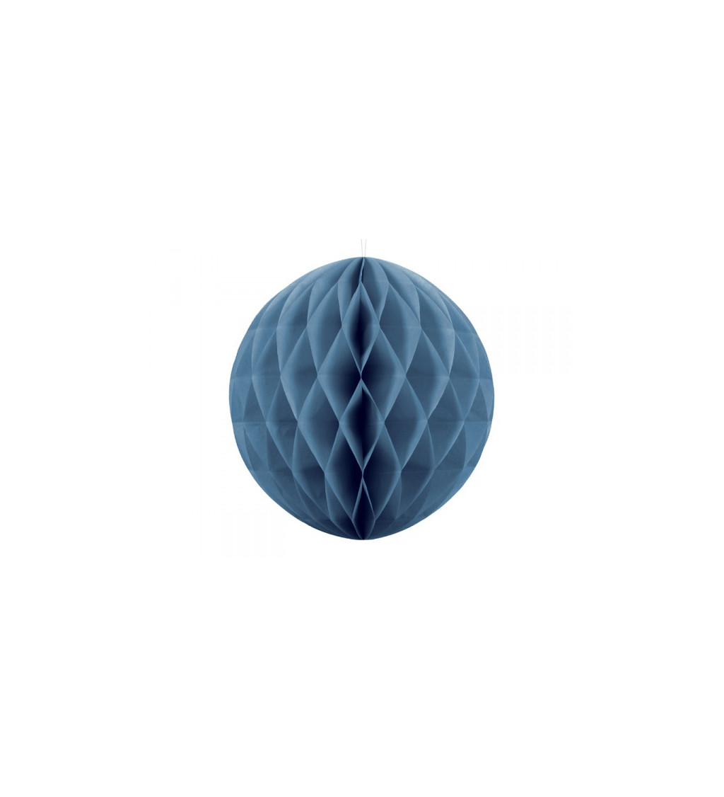 Dekoračná guľa modrá - 20cm