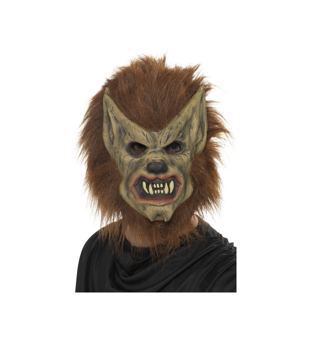 Maska Vlkodlak, hnedý