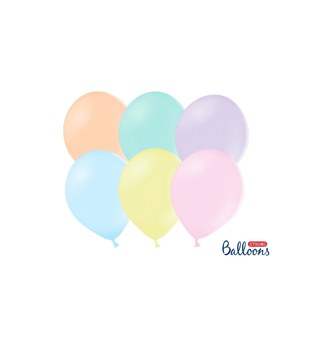 Balóniky pastelová zmes